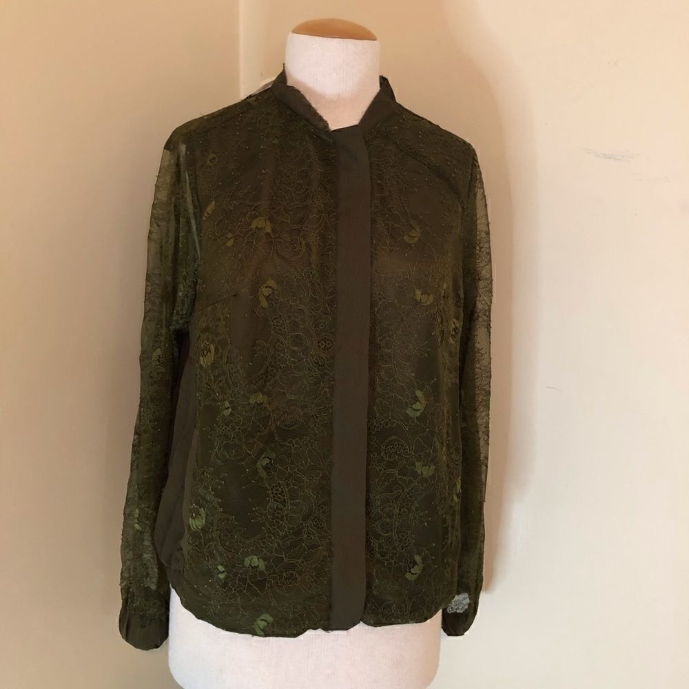 KATE & MALLORY Light olive jacket.